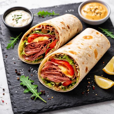 Felfel pastrami wrap