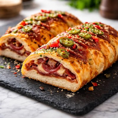 Felfel salami bread