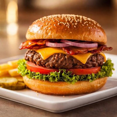 Felice cheeseburger