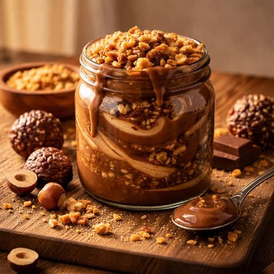 Ferrero crumble sauce