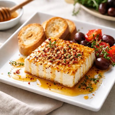 Feta au four avec miel