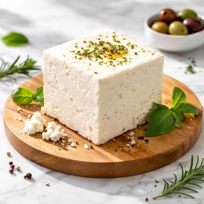Feta cheese cube