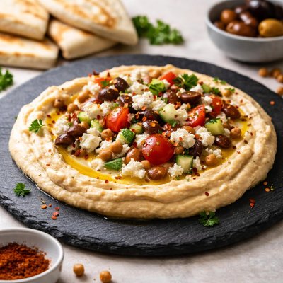 Feta hummus
