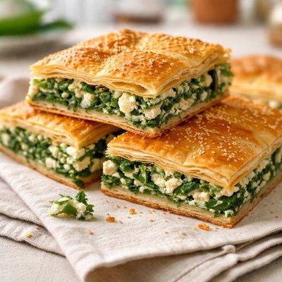 Feta spinach pie