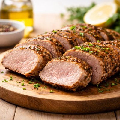 Fetas de lomito de cerdo