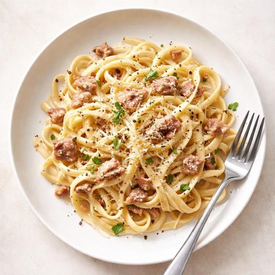 Fettucini carbonara