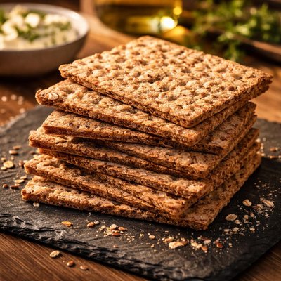 Fibre hard swedish bread