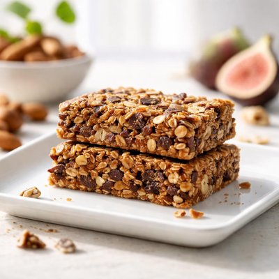Fig and nut grain bar