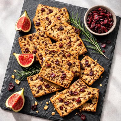 Fig cranberry crackers