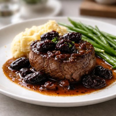 Filet mignon aux pruneaux