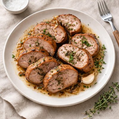 Filet mignon de porc cuit