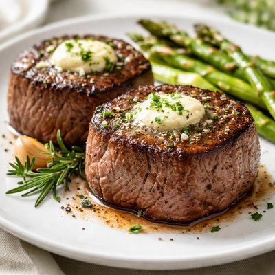 Filet mignon steaks