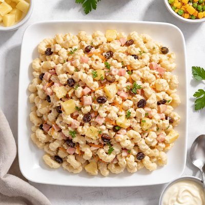 Filipino-style macaroni salad