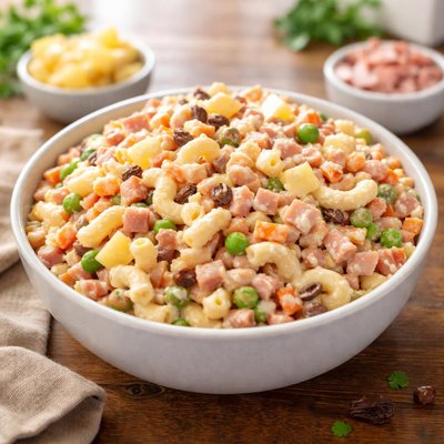 Filipino macaroni salad