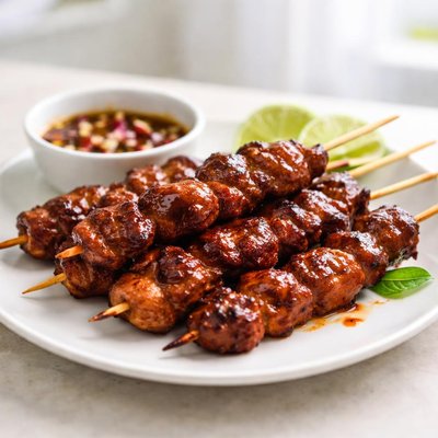 Filipino pork barbecue