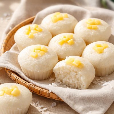 Filipino puto rice cakes