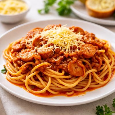 Filipino spaghetti