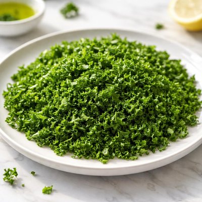 Finely chopped kale