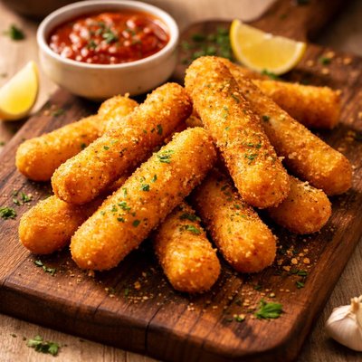 Finger-shaped food item