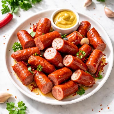 Firecracker firecracker pickled sausage