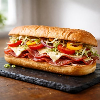 Firehouse italian sub sandwich