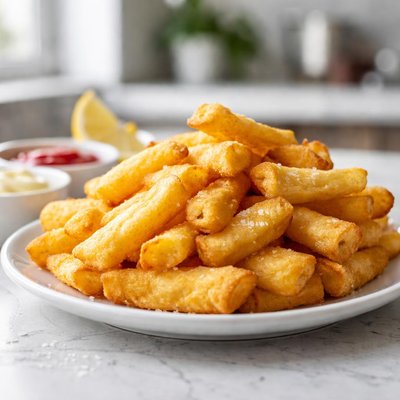 Fish and chip shop hot chips