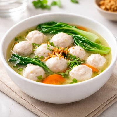 Fish ball soup