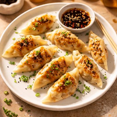 Fish gyoza