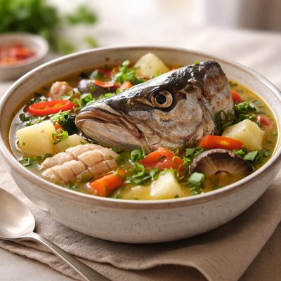 Fish head soup