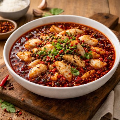 Fish in chili oil