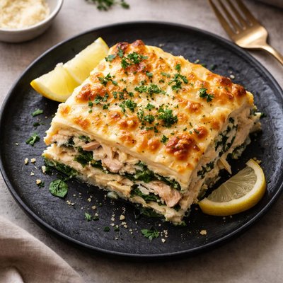 Fish lasagna