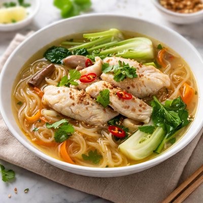 Fish noodle soup