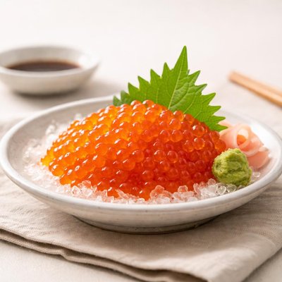 Fish roe sashimi