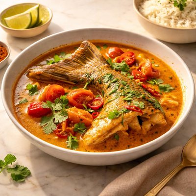 Fish tail curry
