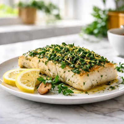 Fish with herbs