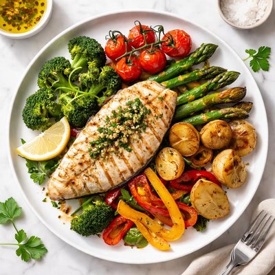 Fish with vegetables