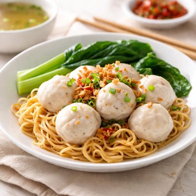 Fishball noodles