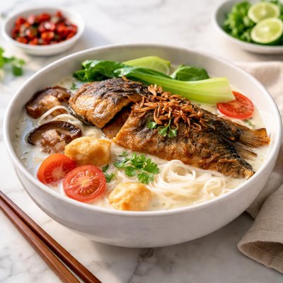 Fishhead noodle soup