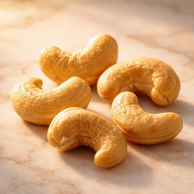 Five cashew nuts