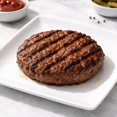 Five guys beef burger patty