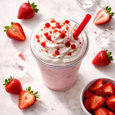 Five guys strawberry millshake