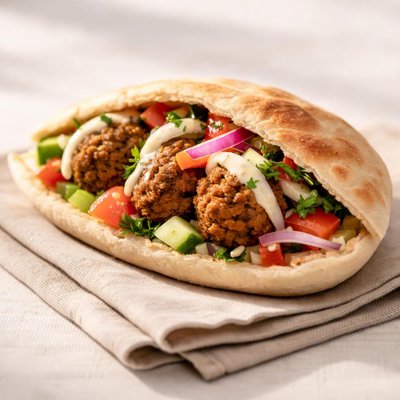 Flafel sandwich