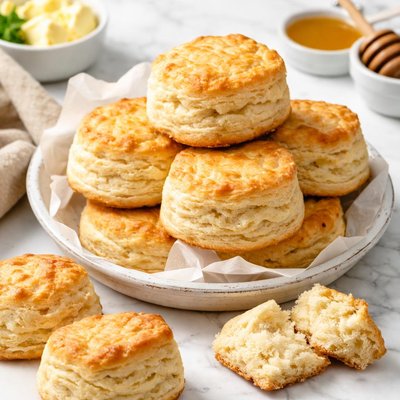 Flaky biscuit