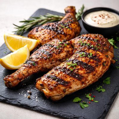 Flame grilled chicken