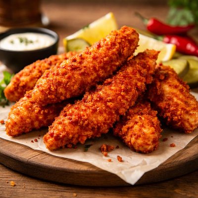 Flamin halal chicken tenders