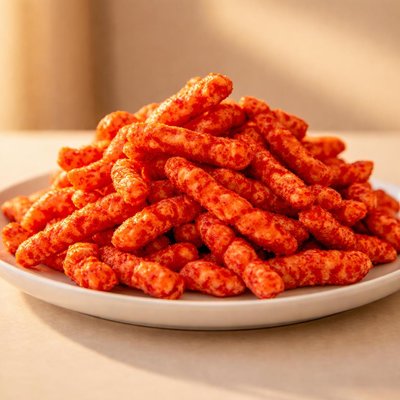 Flaming hot cheeto
