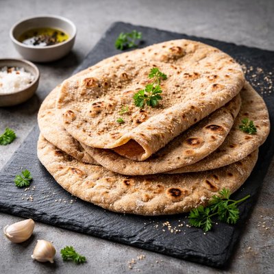 Flat bread wholewheat