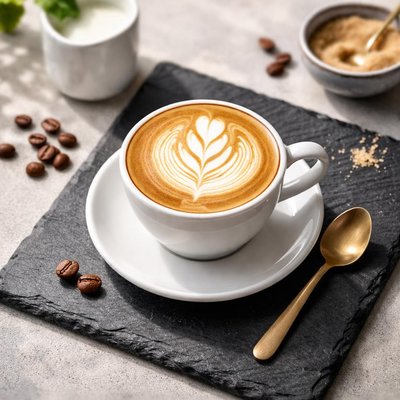 Flat white small size