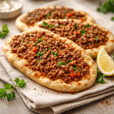 Flatbread with minced meat