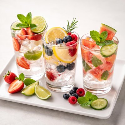 Flavored hard seltzer